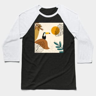 toucan scenery boho style Baseball T-Shirt